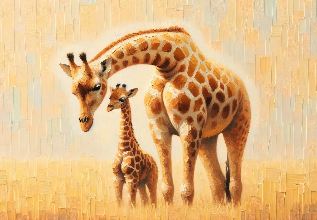Fototapet - Girafe (147x102 cm)