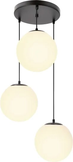 BRILAGI - Lampă suspendată pe cablu POLOS 3xE27/40W/230V Ø 42 cm negru