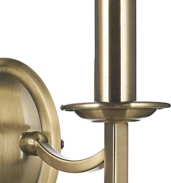 Där Lighting AMB0975 - Aplică de perete AMBASSADOR 2xE14/40W/230V alamă