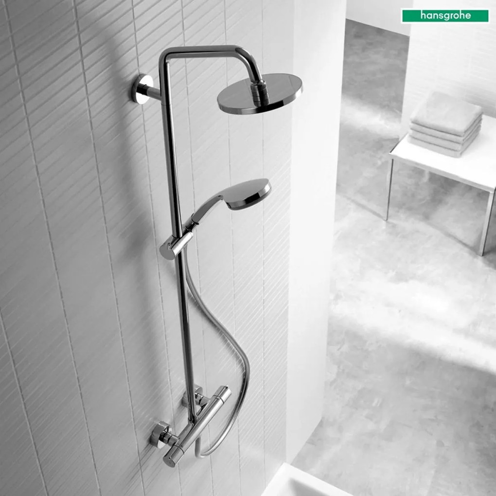 Coloana dus Hansgrohe Croma 160 cu termostat,crom-27135000