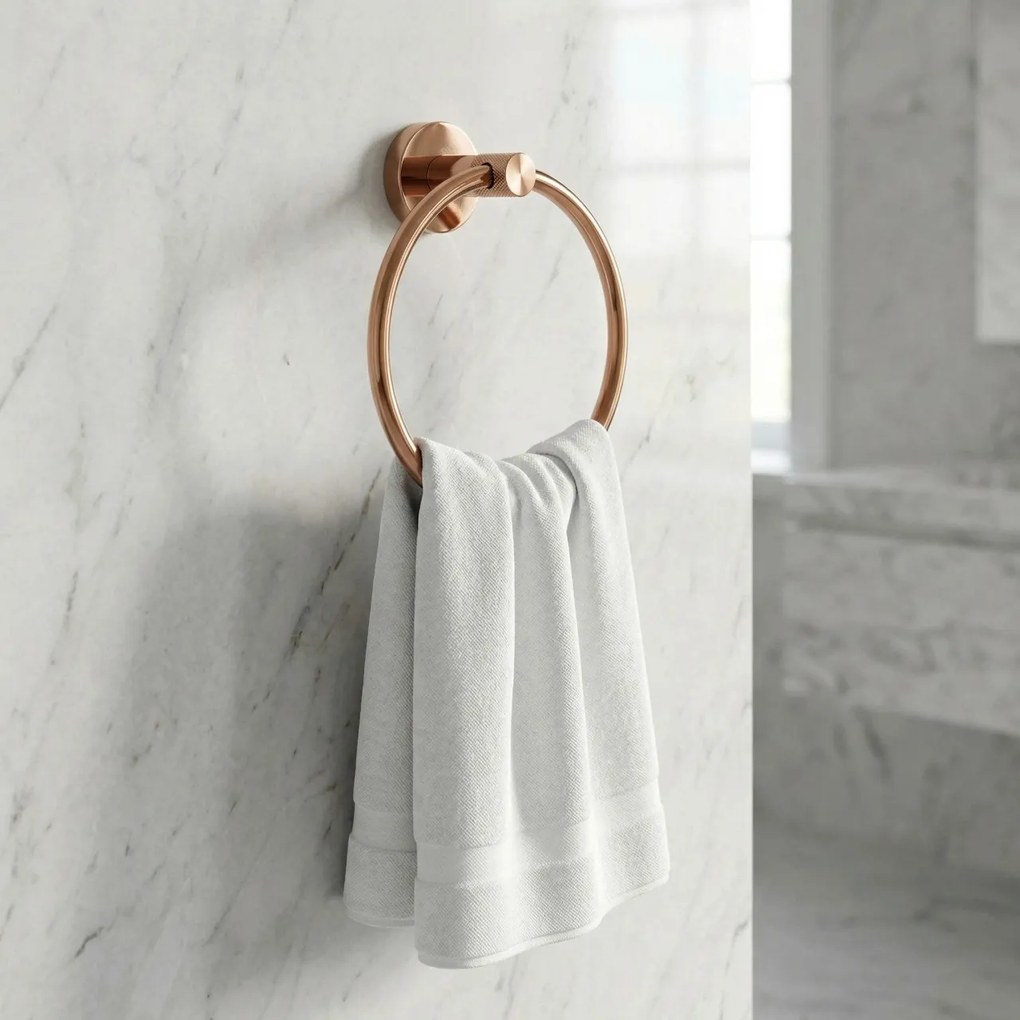 Cuier de baie Ring 6610 Modern Copper