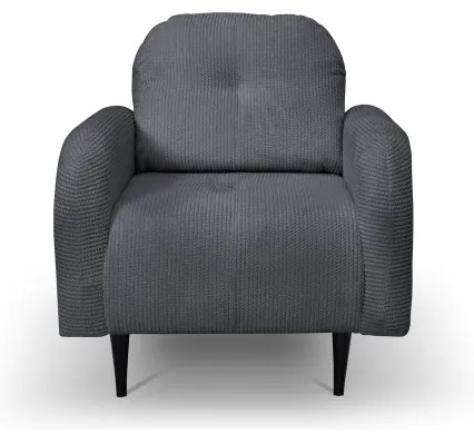 Fotoliu tapițat CLOUDY, gri