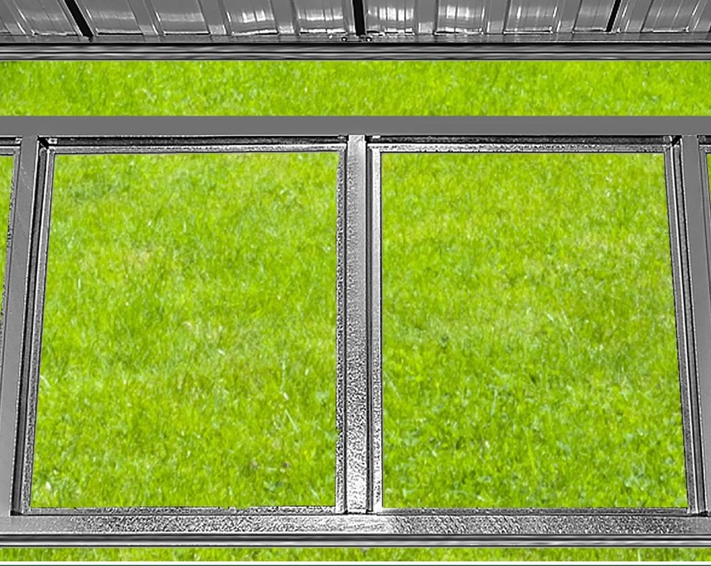 Căsuță de grădină pentru unelte L, 196x122x182 cm, antracit Jurhan