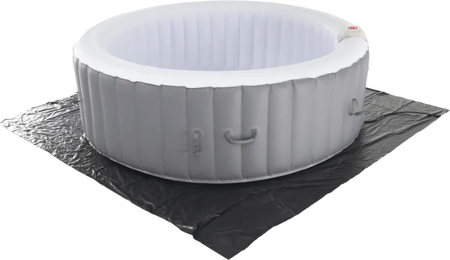 Cada cu hidromasaj gonflabil, gri/alb, 4-6 pers., 1000 l, KAMINO NEW TYP 2