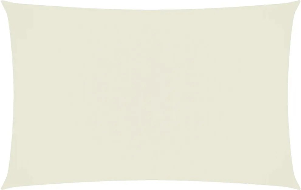 vidaXL Pânză parasolar, crem, 4x7 m, țesătură oxford, dreptunghiular