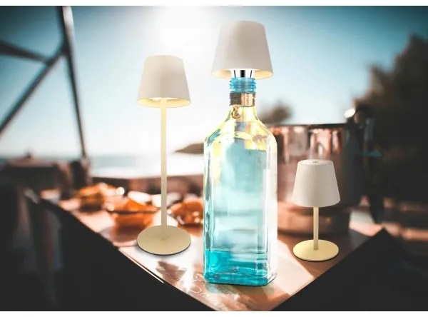 Globo 58488S - Lampă LED de exterior VANNIE 3W/5V, reglabilă prin atingere, cu baterie reîncărcabilă 1800 mAh, IP54