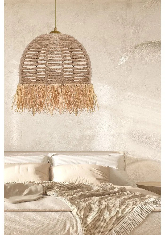 Lustră maro deschis ø 30 cm – Opviq lights