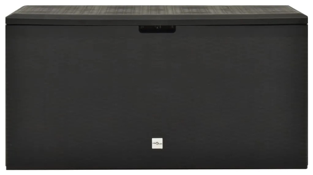49446 vidaXL Ladă de depozitare pentru grădină, antracit, 114 x 47 x 60 cm