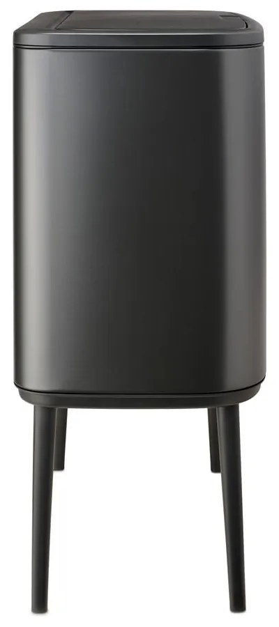 Coș de gunoi gri închis cu senzori de atingere din oțel 36 l Bo Touch Bin – Brabantia