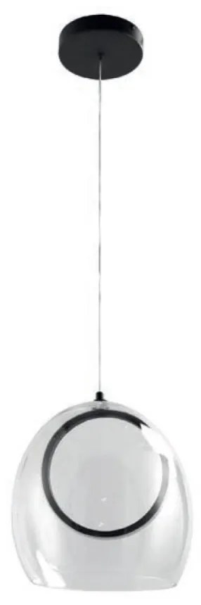 Pendul LED design modern decorativ NICOLE clar