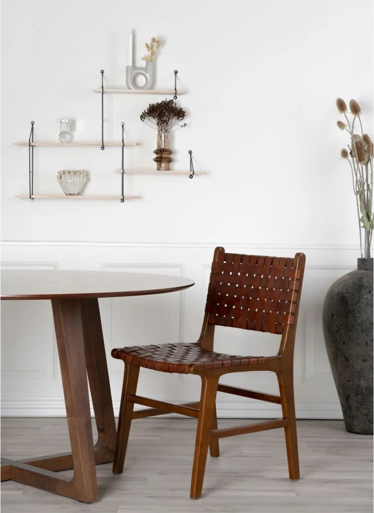 Hellerup masă rotundă 137x76 cm nuc