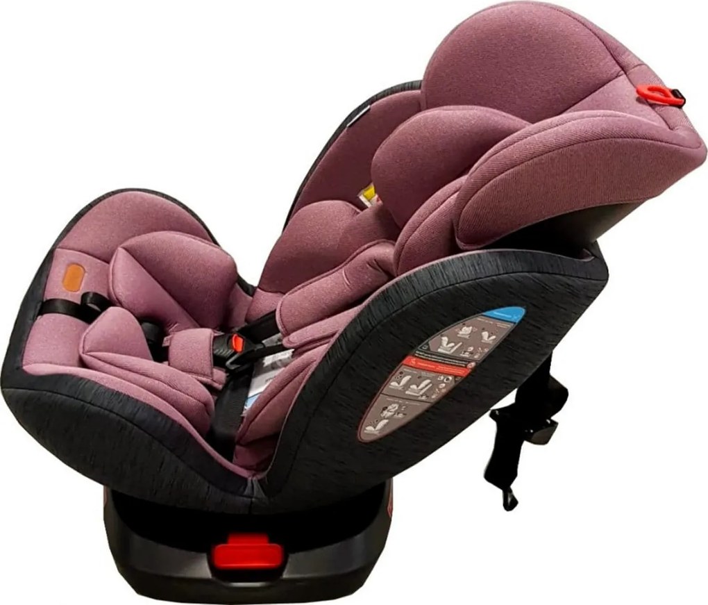 Scaun Auto cu Isofix NOVOKIDS™ Safety Seat 7000, Cu rotire 360 grade, 0-36 kg, Tetiera reglabila pe inaltime, Omologare R-129 i-Size, Transformabil