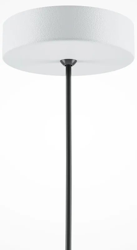 Lustra/Pendul metalic Basic D-35cm alb