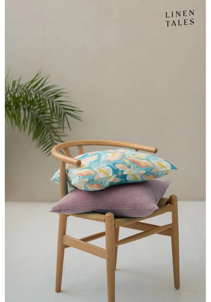 Față de pernă din in 40x60 cm Ashes of Roses – Linen Tales