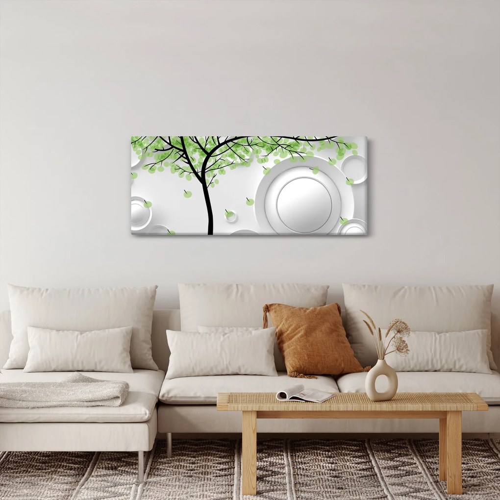 Tablou abstracție artistică (120x50 cm)
