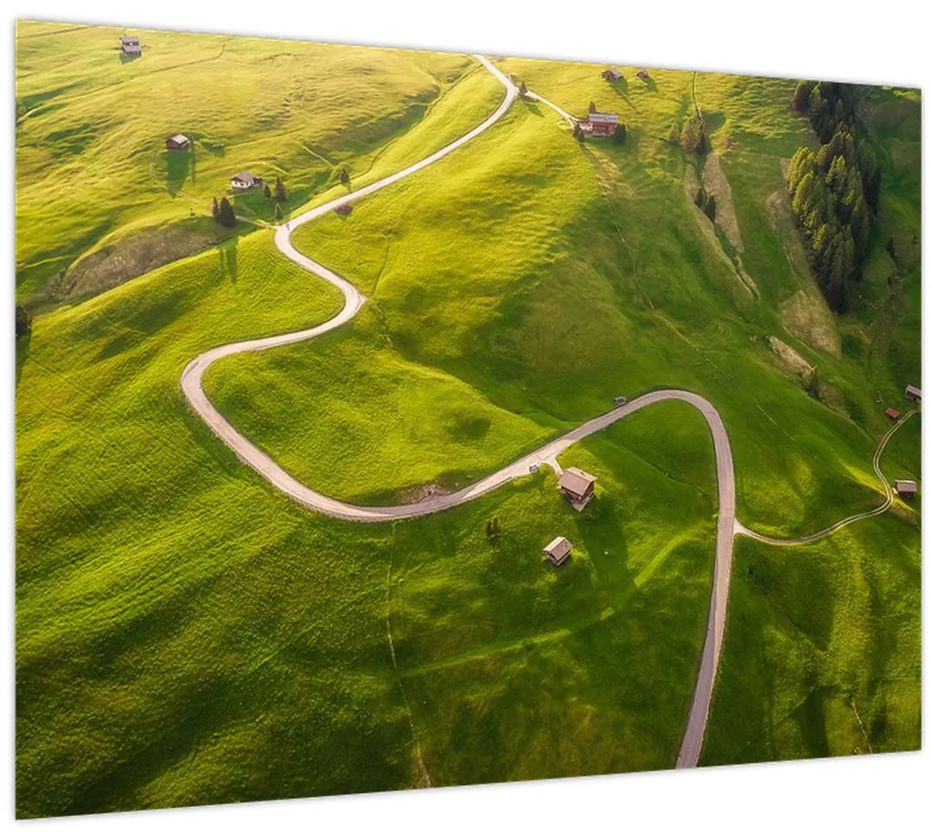 Tablou pe sticlă - Platoul Meadow (70x50 cm)
