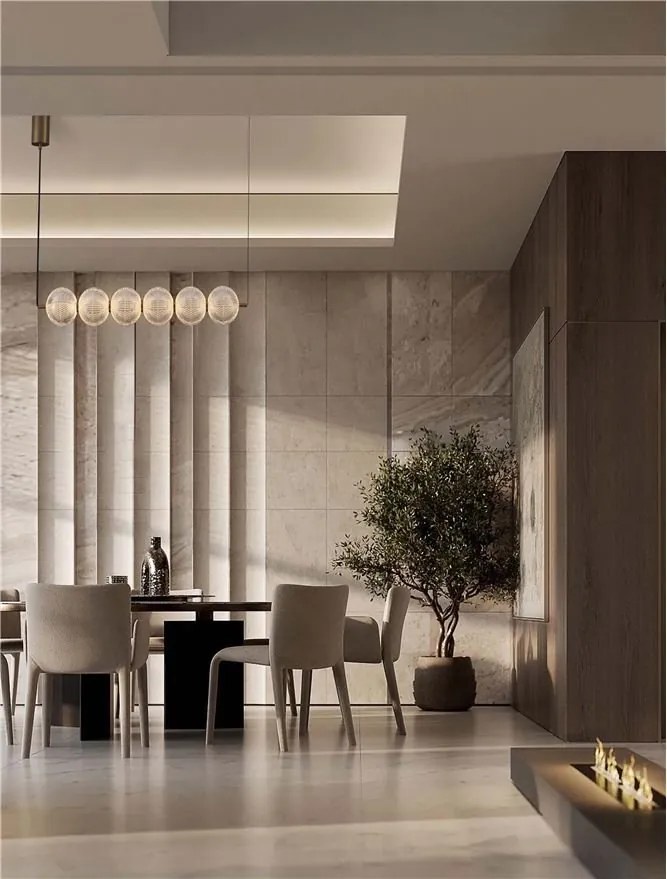 Lustra LED suspendata deosebita design modern KLELIA