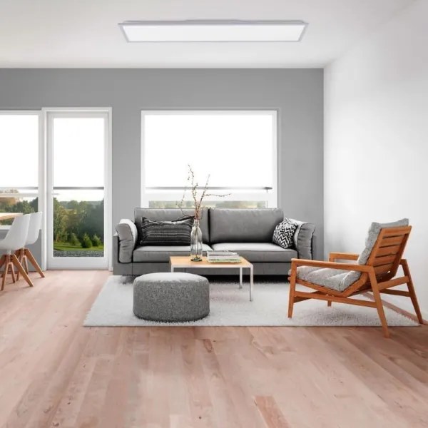 Panou LED aplicat dimabil FLAT LED/36W/230V negru Leuchten Direkt 14757-21 + telecomandă