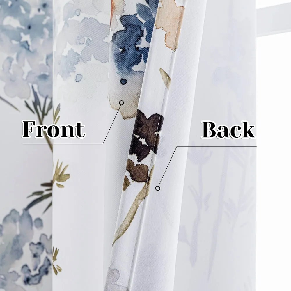 Draperie albă dimout (semi-opacă) 135x250 cm Solkone – Restilo