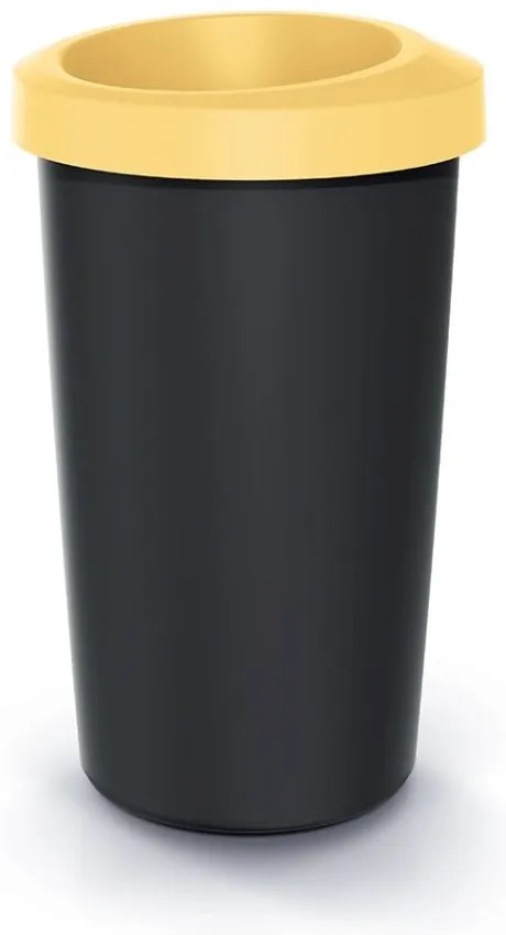 Set pubele pentru deseuri sortate, rotunde, 3 x 25 l, colorate
