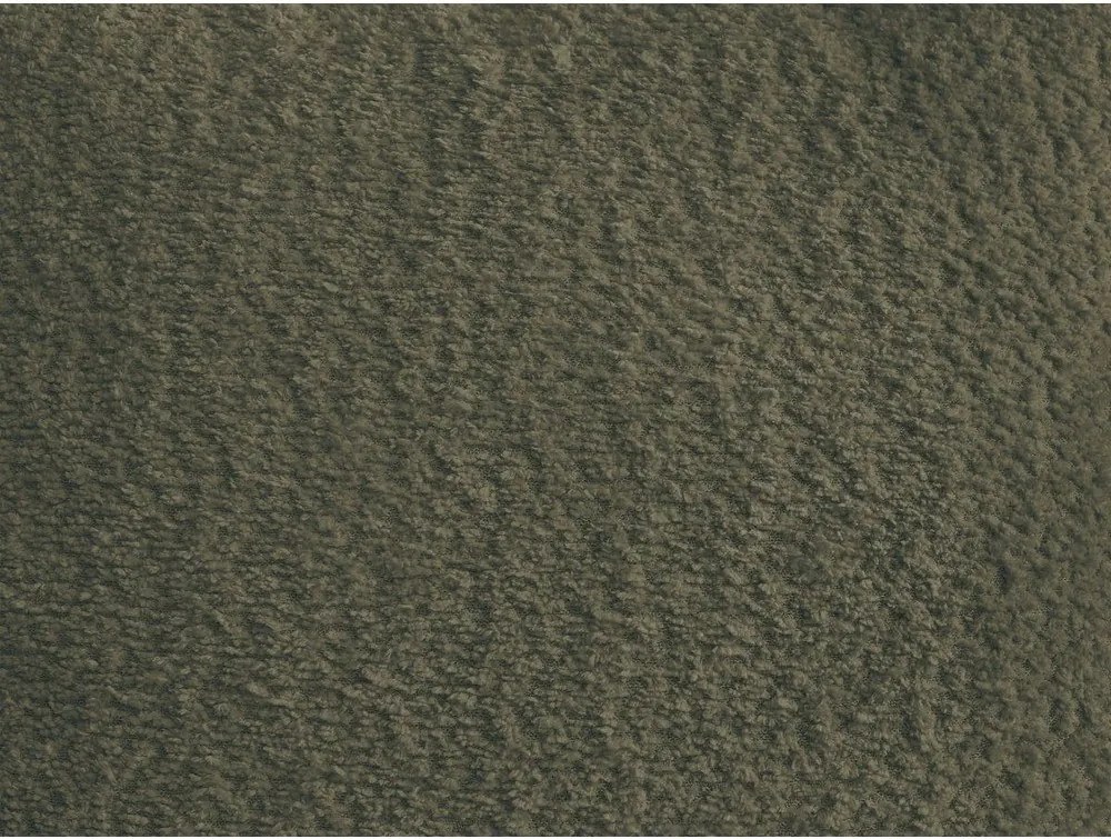 Colțar kaki extensibil/cu spațiu de depozitare cu tapițerie din țesătură bouclé (cu colț pe partea dreaptă/cu șezlong) Roxelane – Bobochic Paris