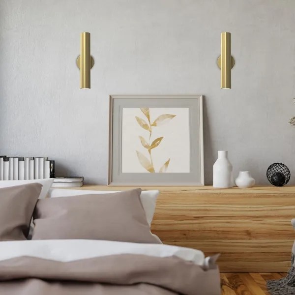 Aplică RAITO 2xGU10/8W/230V alamă