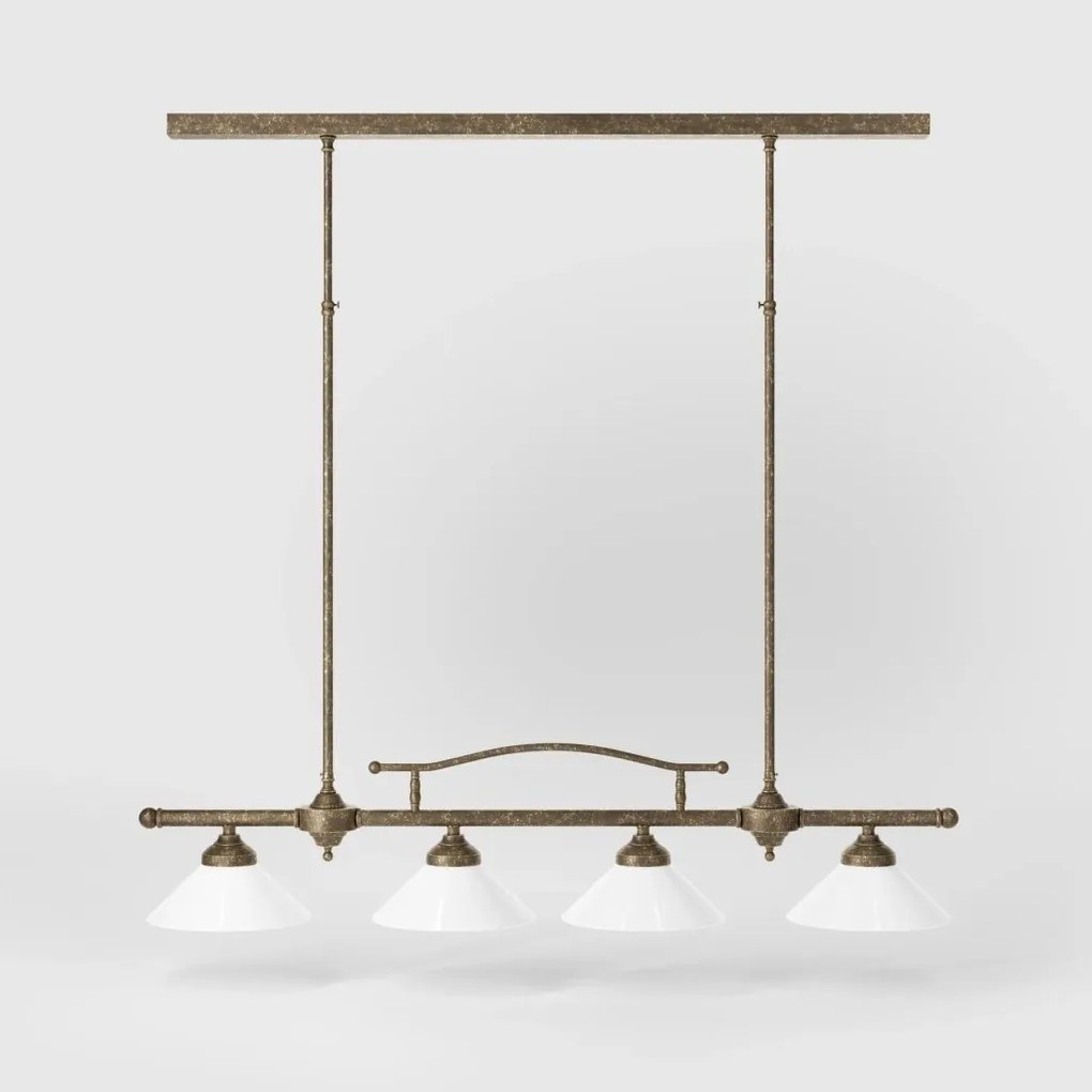 Lustra din alama cu inaltime reglabila Sofia 4L