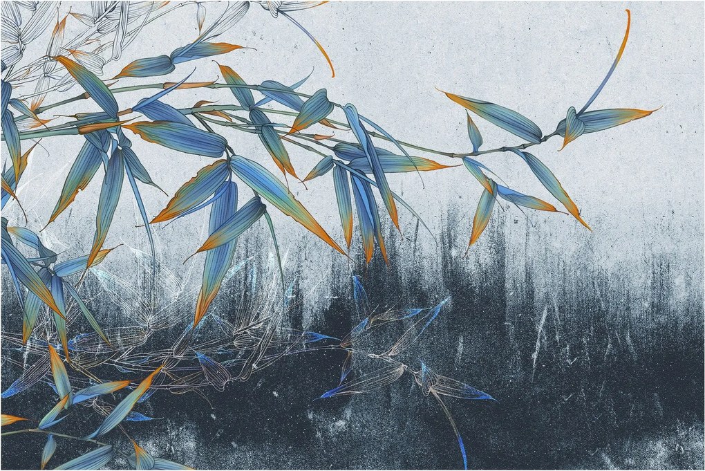 Tablou - Bambus pe perete (90x60 cm)