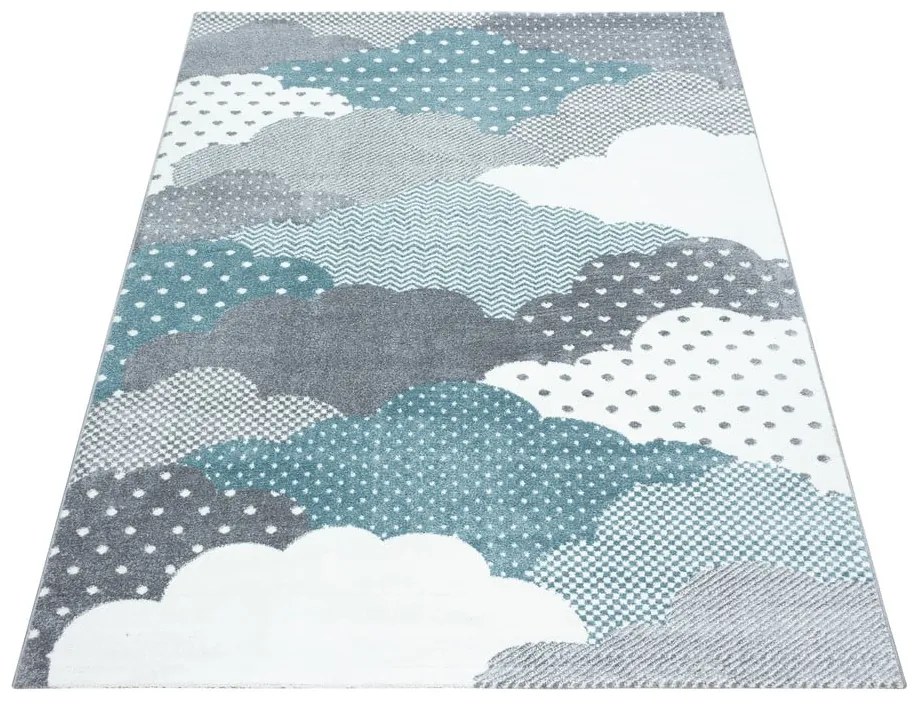 Covor pentru copii albastru/gri 140x200 cm Bambi – Ayyildiz Carpets