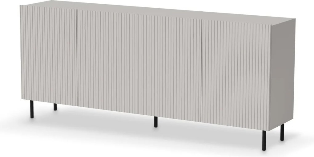 Comoda Paxos KM-2 casmir/negru L200 cm
