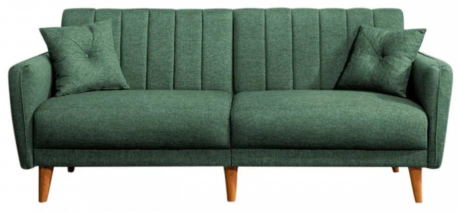 Canapea Extensibilă cu 3 Locuri Aqua, Verde