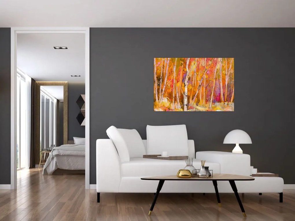 Tablou - Pădurea toamna (90x60 cm)