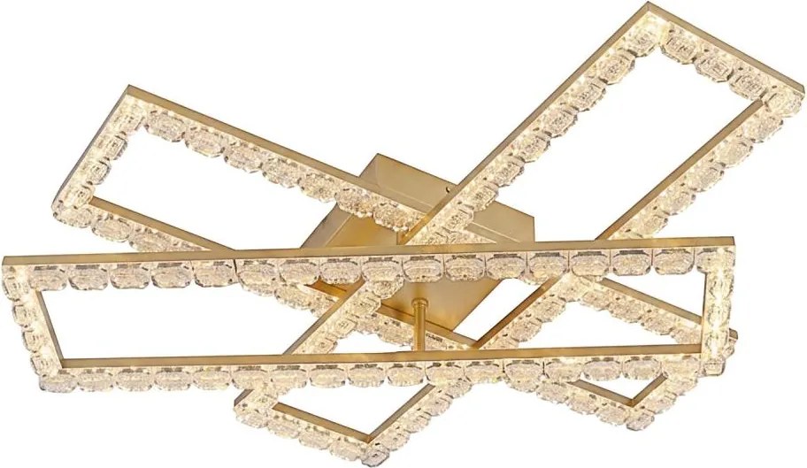 JUST LIGHT. 14733-60 - Plafonieră LED GLITRA LED/35W/230V aurie