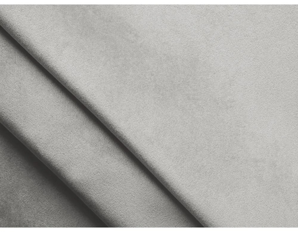 Pat matrimonial gri deschis tapițat cu spațiu de depozitare cu somieră 180x200 cm Anani – Makamii