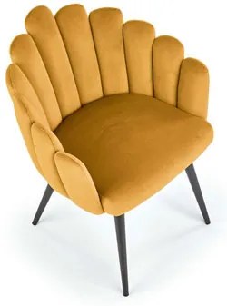 Scaun de sufragerie Kiana (muștar). Promo -6%. 1039619