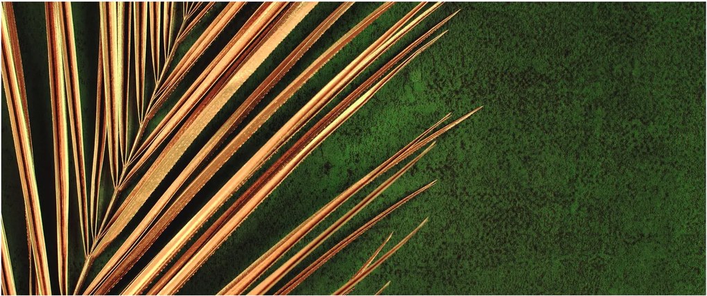 Tablou cu frunză (120x50 cm)