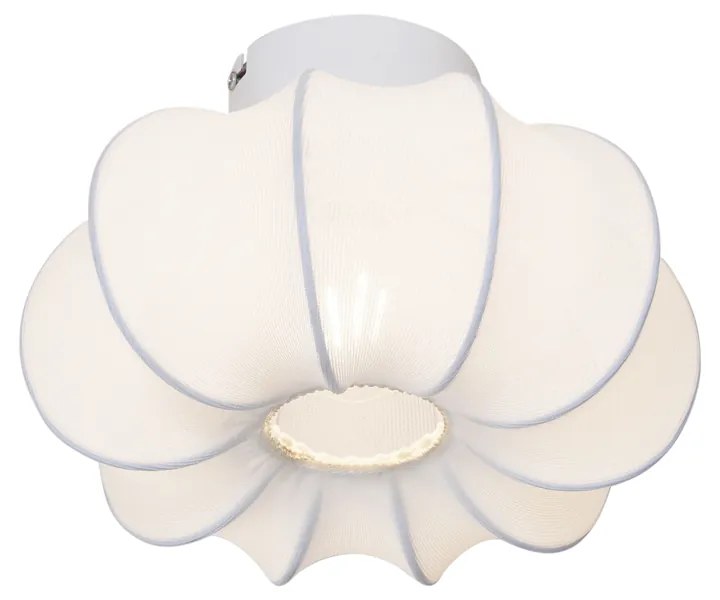 Plafonieră Japandi albă 27cm - Plu Asyesha
