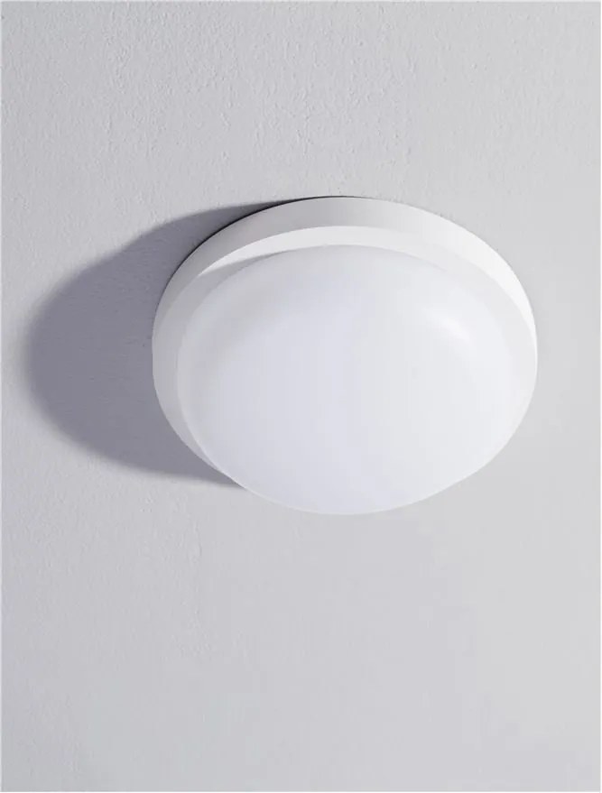 Mini Aplica LED exterior de perete/tavan, IP65, REO alb