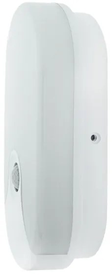 Aplica LED de exterior cu senzor de mișcare, 18W/230V, IP44, alb