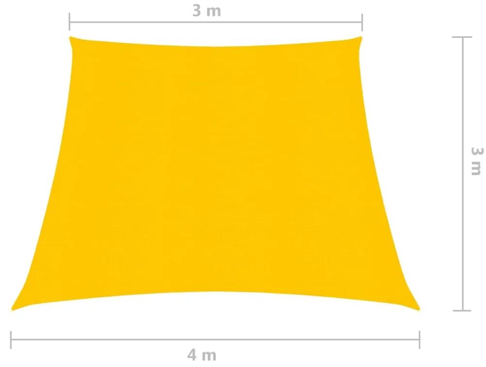 Panza parasolar, galben, 3 4x3 m, HDPE, 160 g m   Galben, 3 4 x 3 m