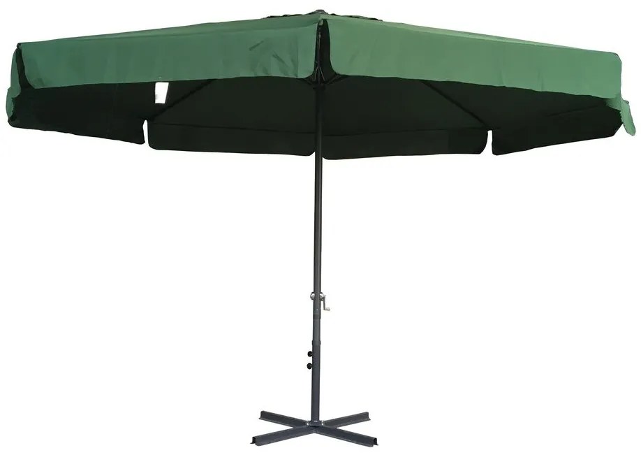 Umbrelă de soare STANDART 3m verde cu mâner