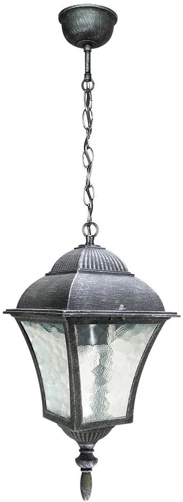 Pendul pentru exterior, inaltime reglabila, IP43, argintiu antic Toscana 8399 RX