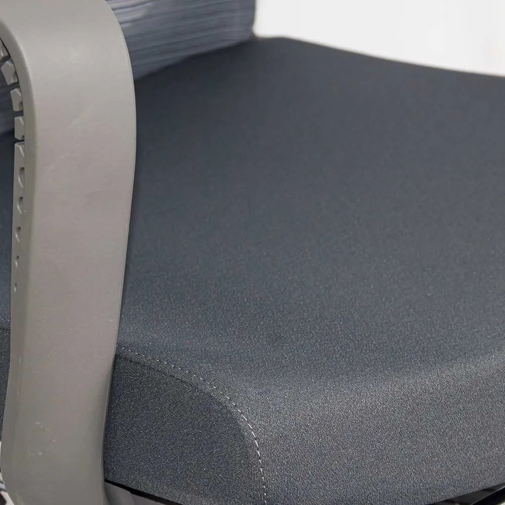 Scaun ergonomic din mesh rabatabil cu tetiera SYYT 9502 gri