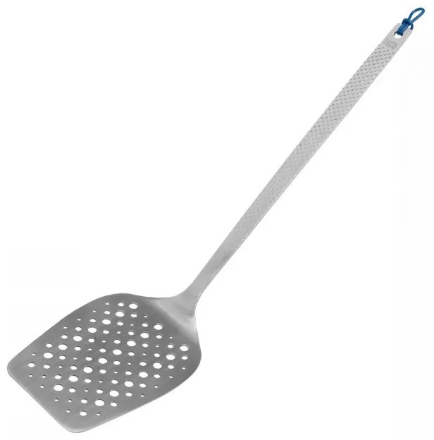 Spatula cu gauri Tasty 678160, Margine frontala inclinata, 33 cm, Otel inoxidabil, Argintiu