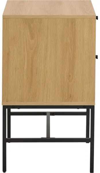 Noptieră OLIVIA cu sertare, stejar