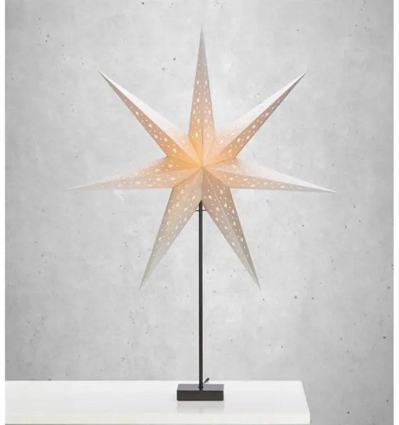 Markslöjd 704453 - Decorațiuni de crăciun SOLVALLA 1xE14/25W/230V argintiu 1m