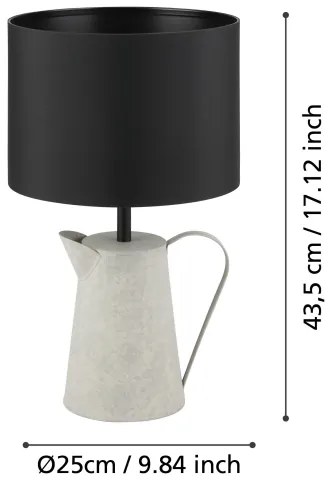 Lampă de masă KENSAL 1xE27/40W/230V Eglo 43642