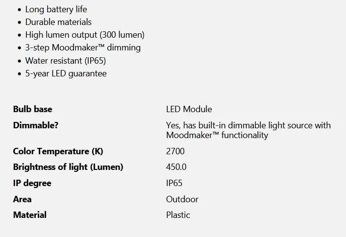 Lampa LED portabila de exterior design nordic IP65 Kettle To-Go Battery red