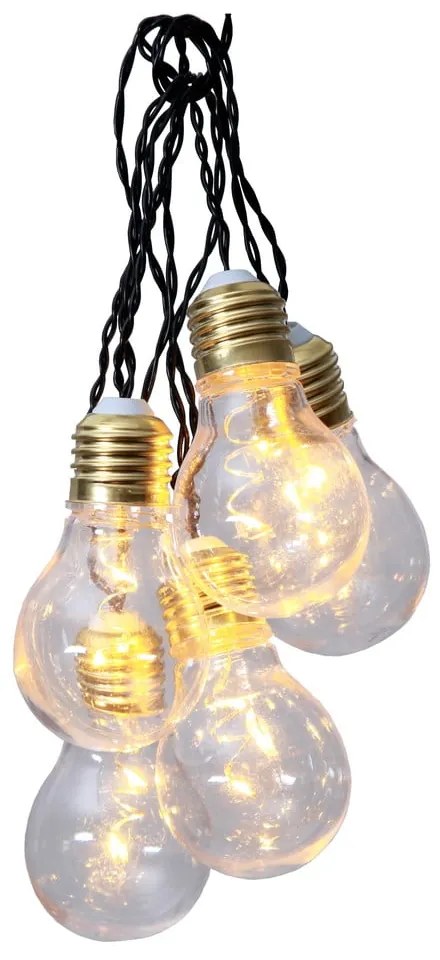 Șirag luminos cu LED Star Trading Bulbs In Love, 5 becuri