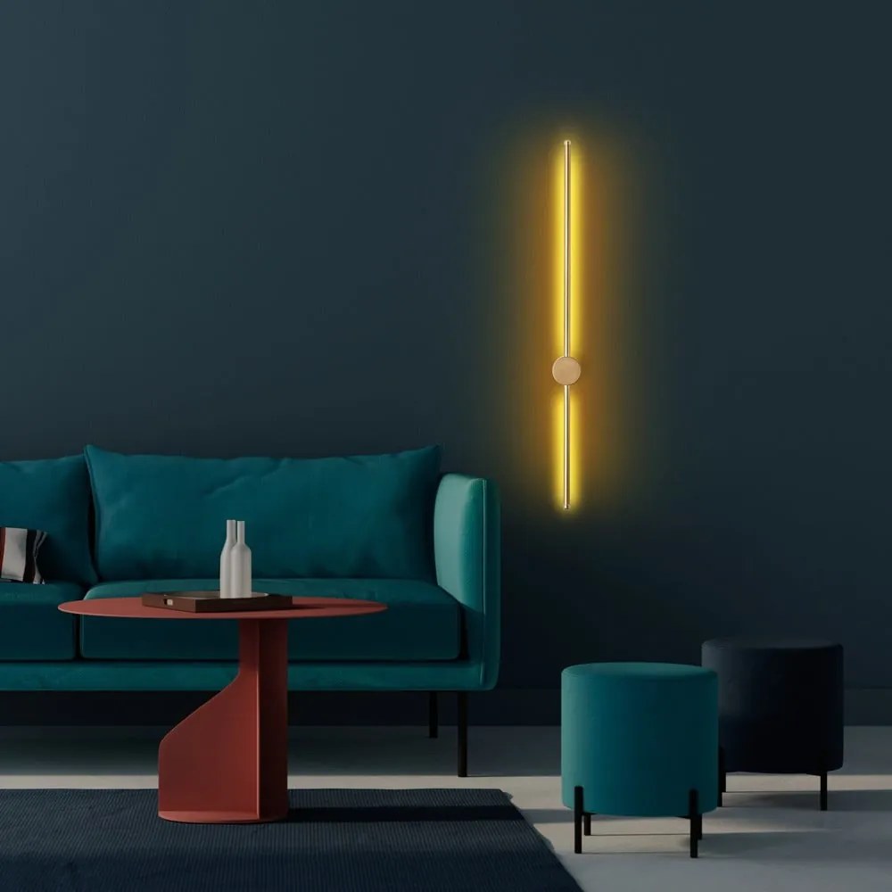 Aplică de perete aurie LED Sword – Opviq lights